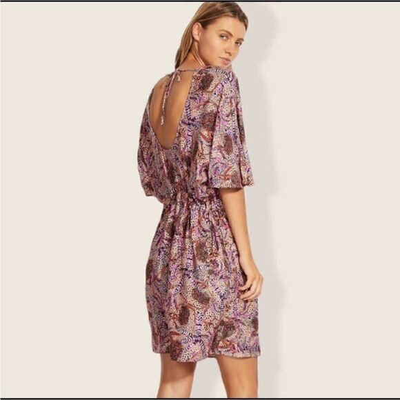 Seafolly Pink /Orange Floral Coverup or Summer Dress, Size Medium, NWOt - Picture 3 of 12